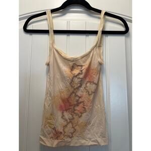 Gap Body Women’s Floral Seamless Comfort Cami Pullover Tank Top Size M/L Beige‎